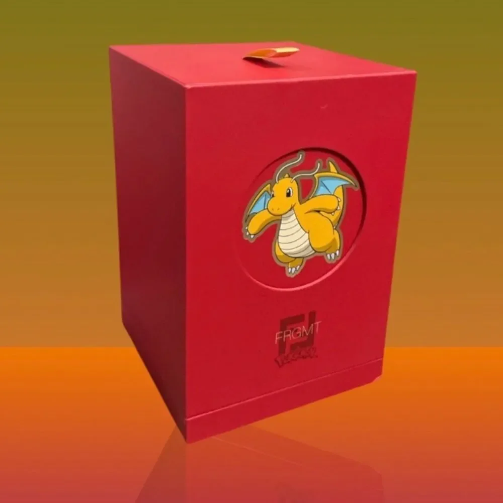 Fendi Red Dragon Motif Luxury Box Complete